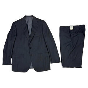 D'Avenza Wool 2-Piece Suit Striped Grey Size 54 - 6 R EU | 44 R US | 37 W